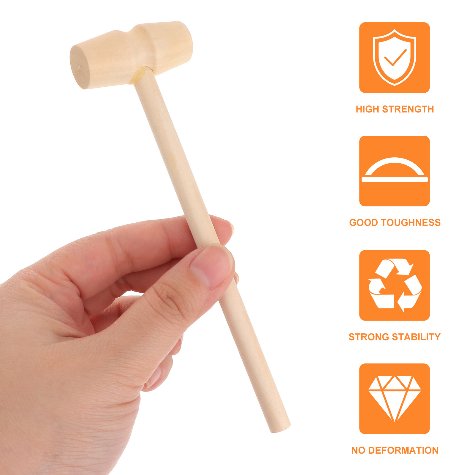 Wooden Mallet Carving - 20 piezas de mini martillos de