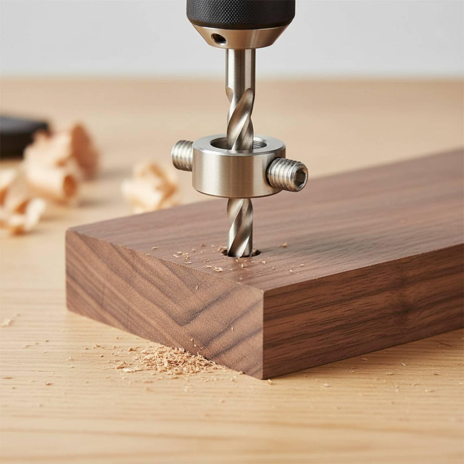 Woodworking Workshop Design - Tope de profundidad para taladro con