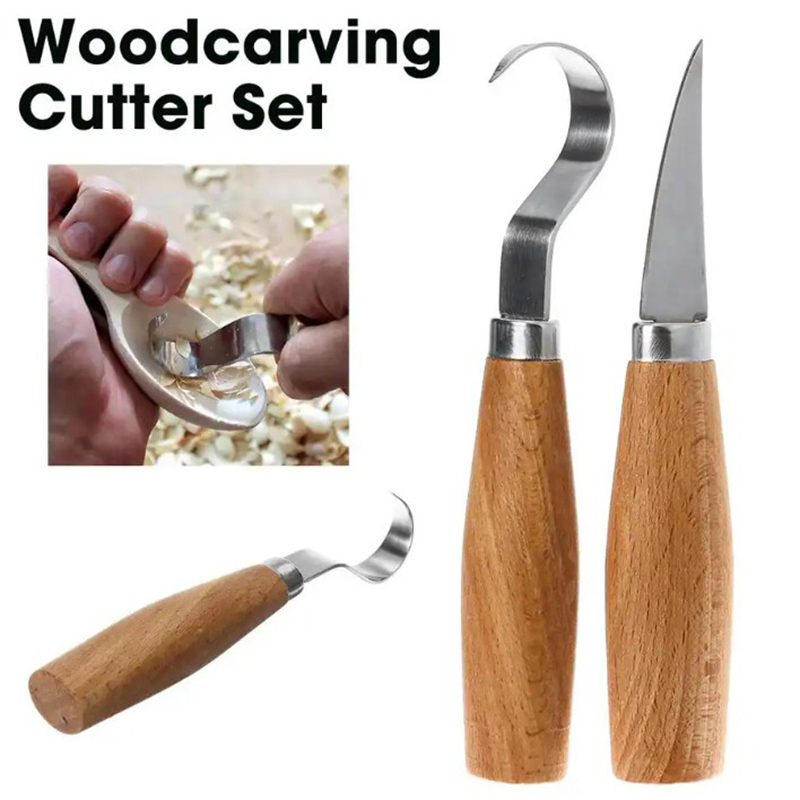 Woodworking Essentials - Cuchillo de talla de madera, cincel,
