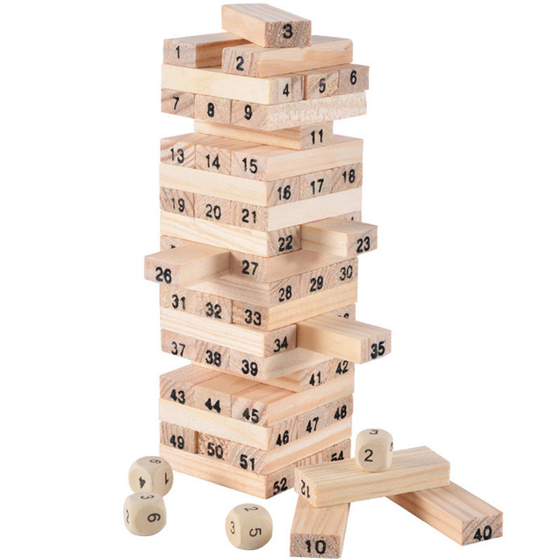Woodworking Domino - Juguete de bloques de construcción para