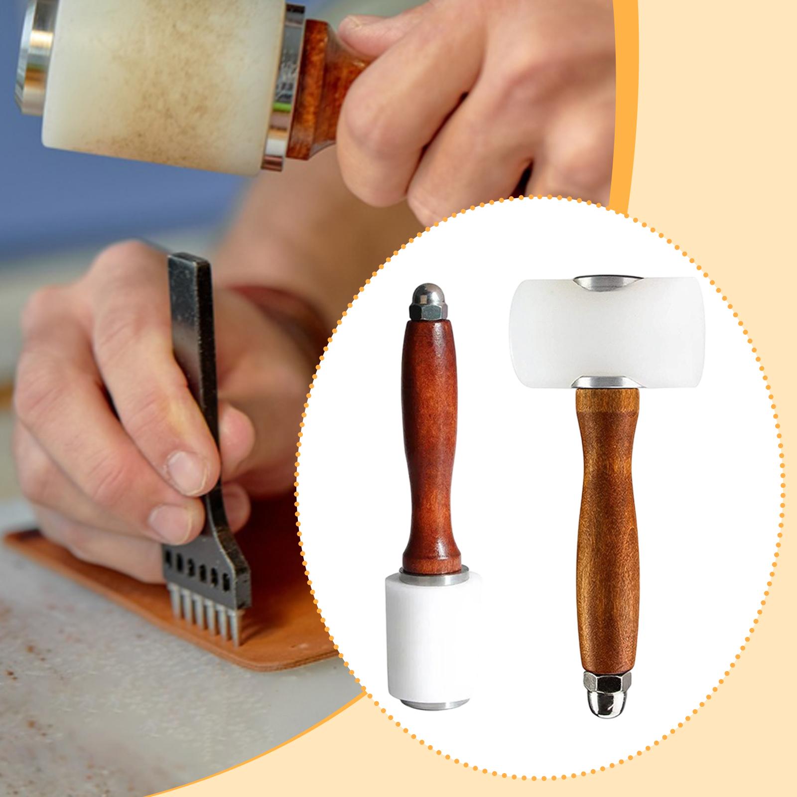 Wooden Mallet Carving - Martillo para tallar cuero Premium, durabilidad,