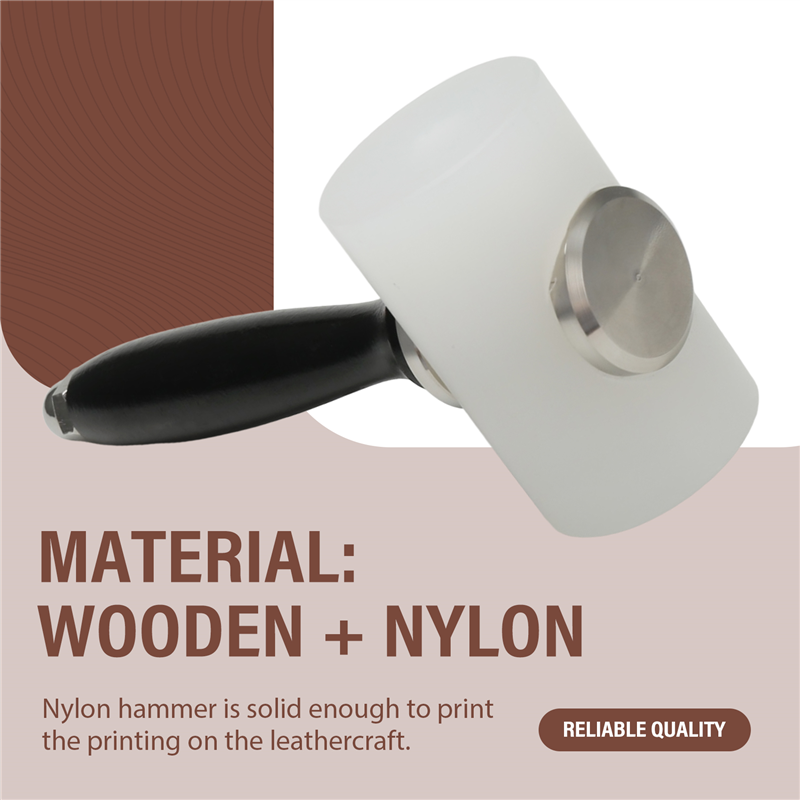 AT63-Cuero para artesanía de c - Wooden Mallet Carving reseña y precio