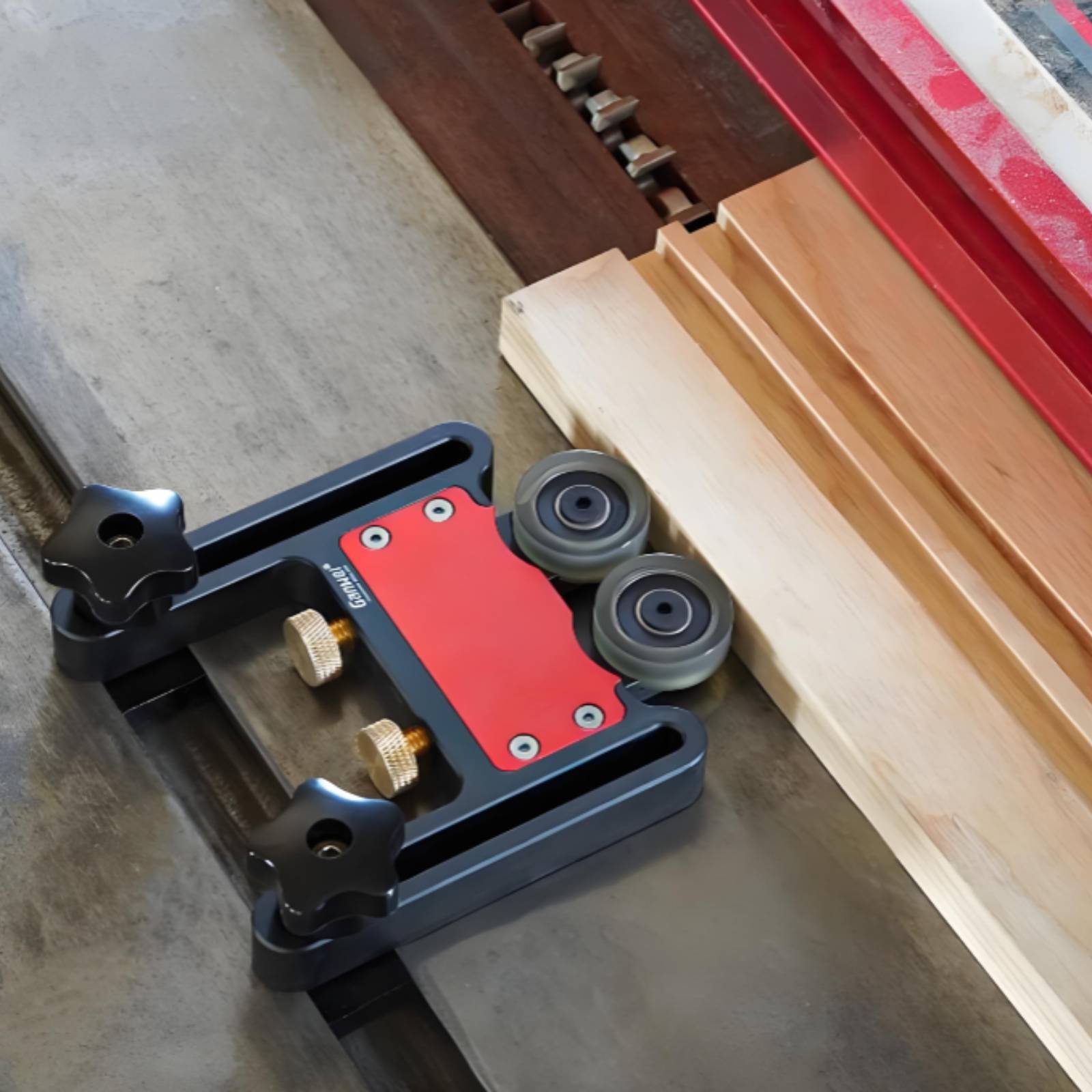 Guía de sierra de mesa Feather - Woodworking Kickback reseña y precio